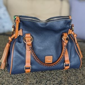Dooney & Bourke: Navy Small Satchel